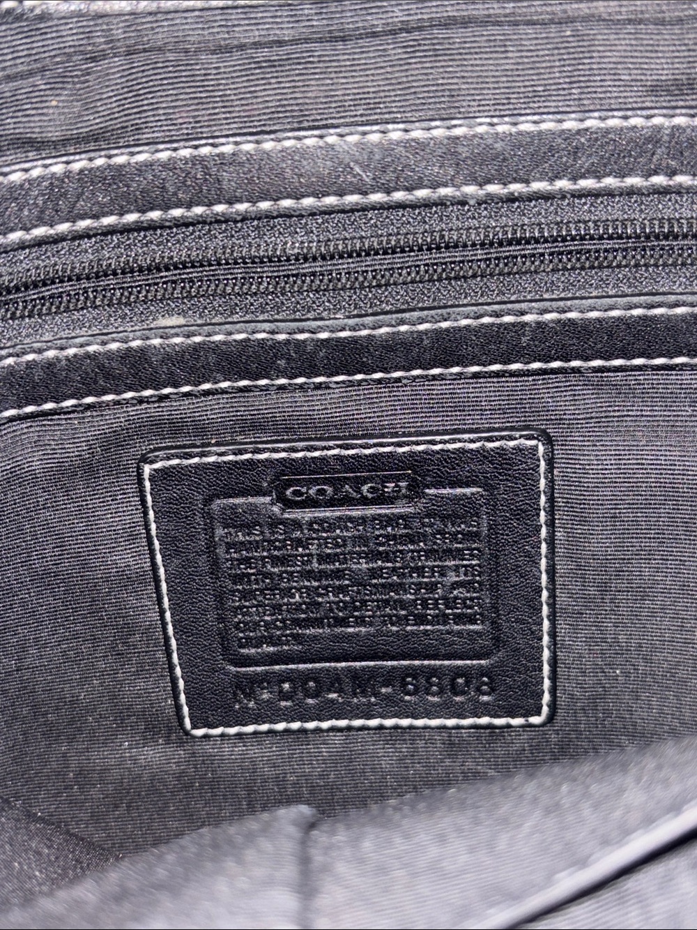 Coach Y2K Vintage Black Signature Canvas Shoulder Bag with Buckle Detail - Picture 2 of 6